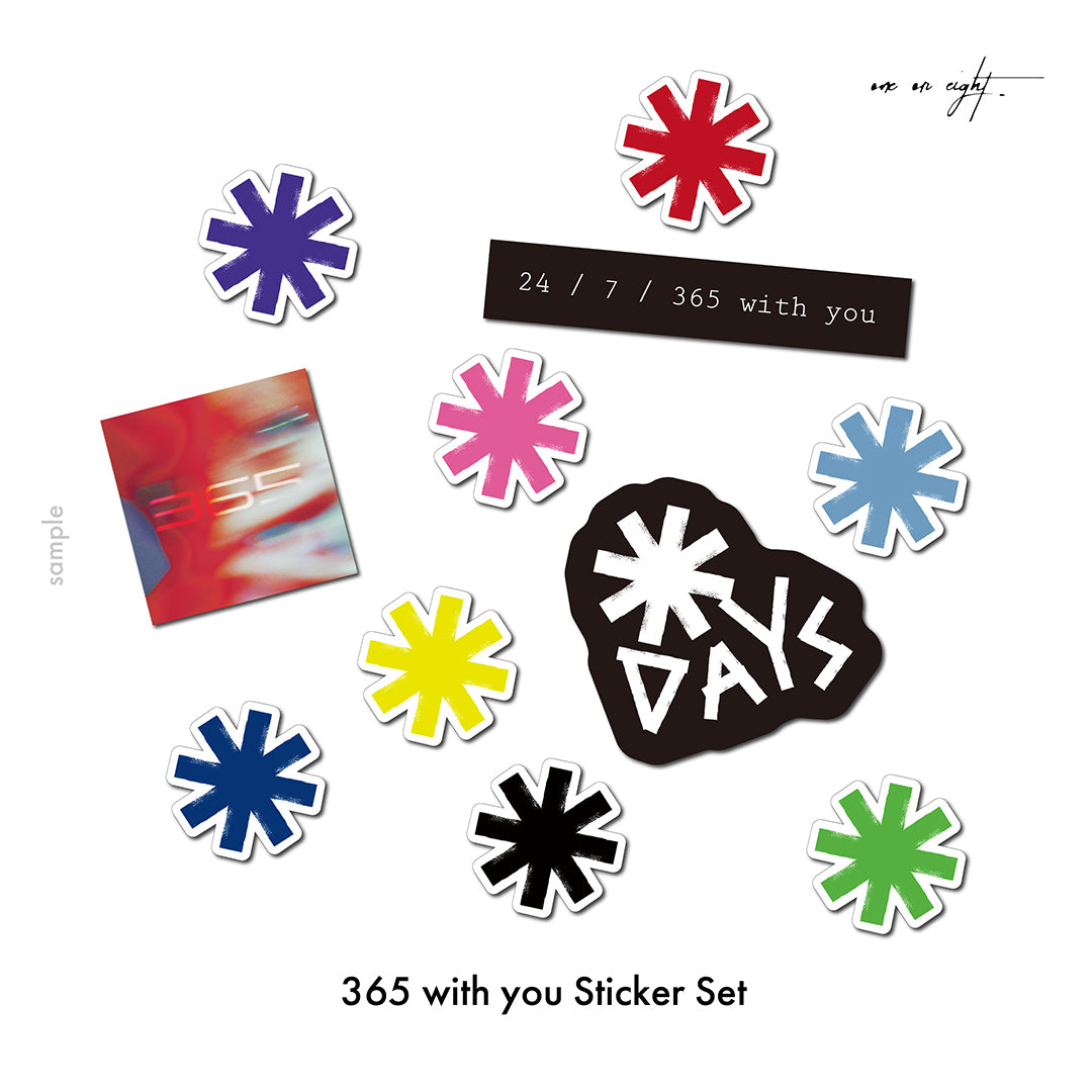 【365 Limited Edition】365 with you Sticker Set