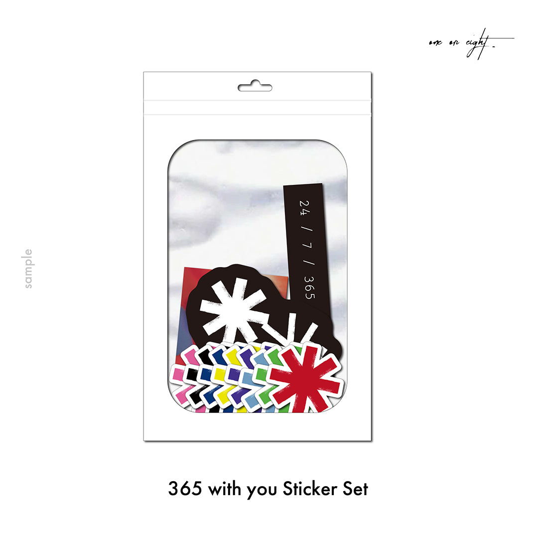 365 Limited Edition】365 with you Sticker Set – ONE OR EIGHT