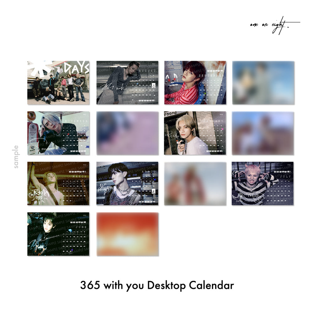 365 Limited Edition】365 with you Desktop Calendar (with Random