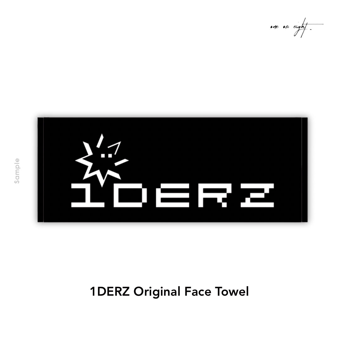 1DERZ オリジナルフェイスタオル