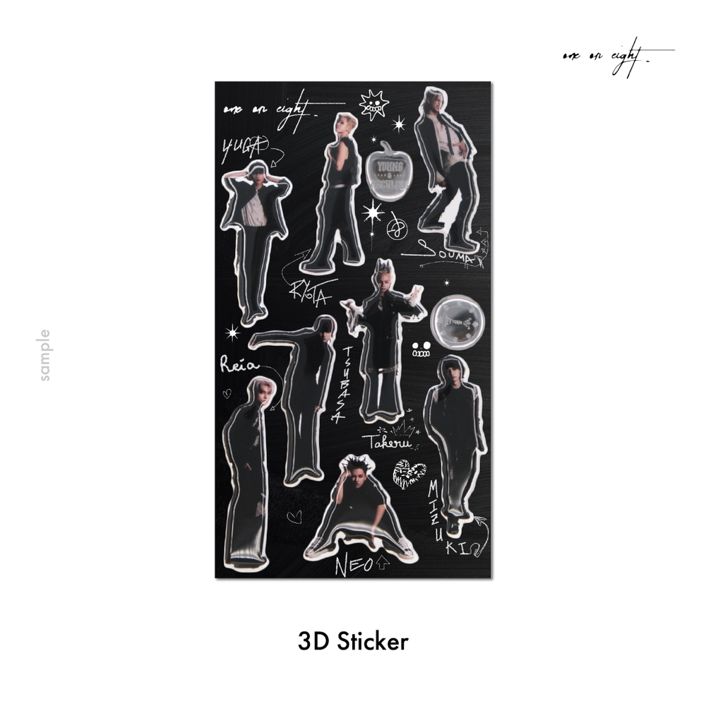 【Y&R / BYL Limited Edition】3D Sticker