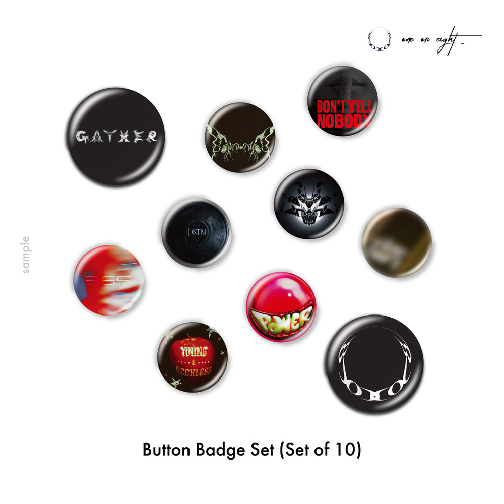 【GATHER Limited Edition】Button Badge Set (Set of 10)