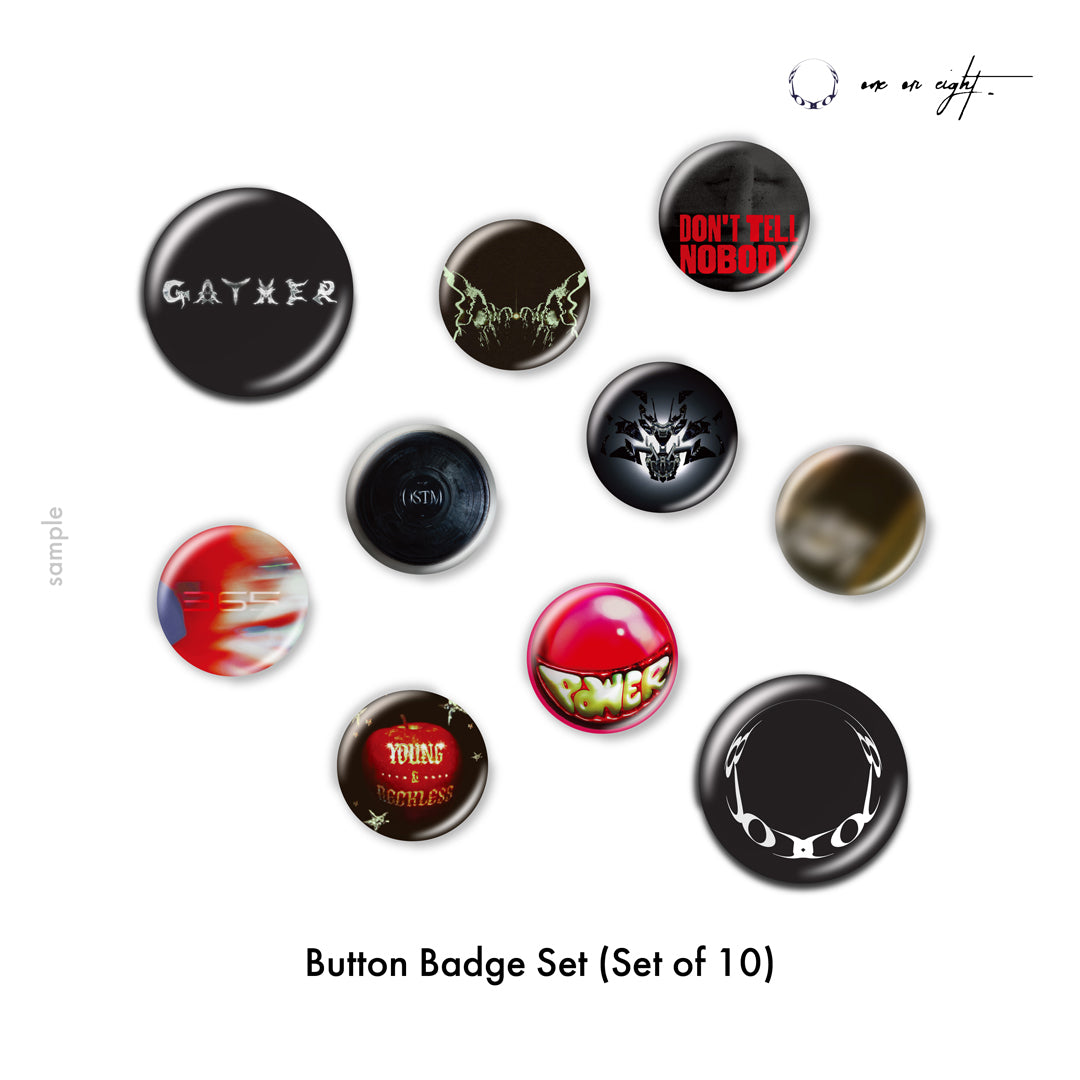 【GATHER Limited Edition】Button Badge Set (Set of 10)